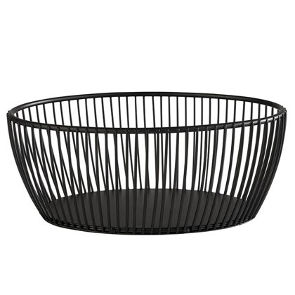 CESTINO SVART 20x15 MET.NERO BUFFET