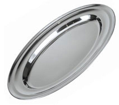 VASSOIO OVALE 33×45cm INOX 18/10 1100 ILSA