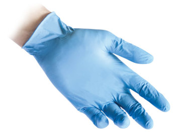 C/100 GUANTI NITRILE USA E GETTA BLU TG.L