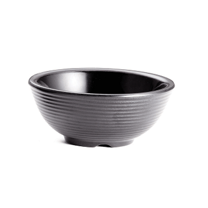 COPPETTA RAMEQUIN NERA COSTE 6cl MELAM 7×7×3cm