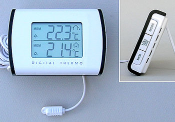 TERMOMETRO DIGITALE FRIGO C/SONDA 3mt.