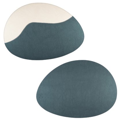 TOVAGLIETTA 45x32 GOCCIA BLU/BEIGE PVC MODISTA