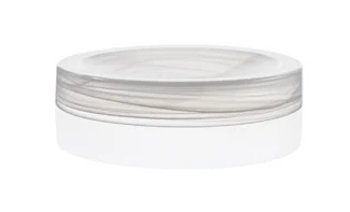 PIATTO ALTO VETRO 30cm.ALAB.BCO HOLLOW