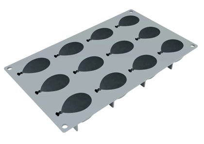 STAMPO SILICONE 30x17,5 12 MONGOLFIERE
