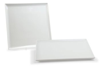 PIATTO QUADRO PURITY 30,5 BIANCO