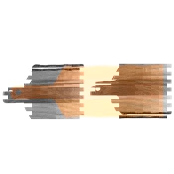 TAGLIERE ACACIA RUSTICO C/MANICO 51x20