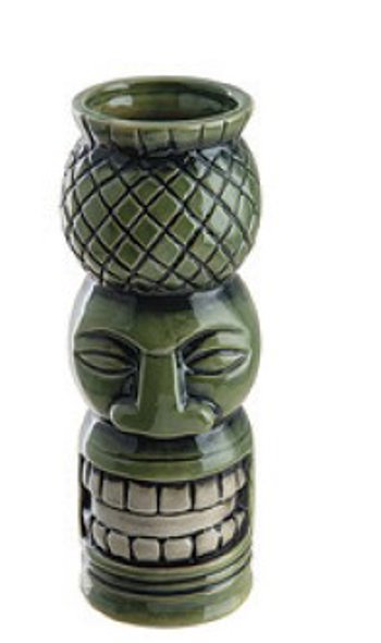 MUG TIKI TOTEM 65cl.VERDE h.21,5