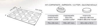 STAMPO 12 MIGNON OVALE 93x62mm+COPPA.