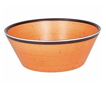 INSALATIERA 18 ARANCIO SHOW PLATE