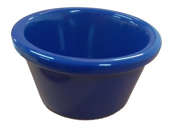 COPPETTA RAMEKIN BLU LISCIA 6cl.MELAM