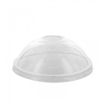 C/25 COPERCHI CUPOLA PET S/FORO 114mm.