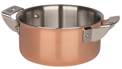 CASSERUOLA MED. 2M 12 cmINOX/RAME 4-PLY