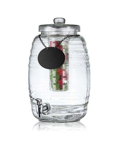 VASO VETRO C/RUBINETTO 9,5lt.BDG1000