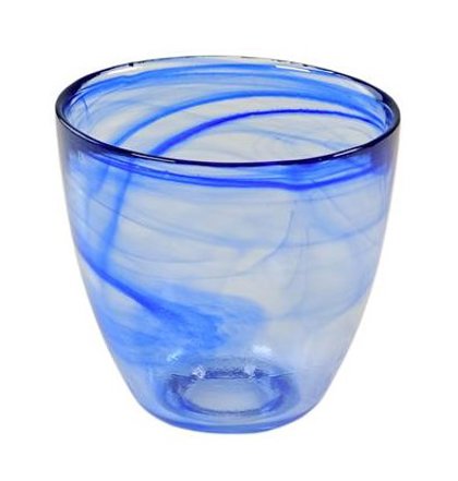 BICCHIERE 28cl ATLAS BOMB. BLU 8439