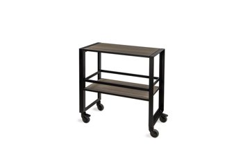 CARRELLO 2P.INDUSTRIAL LEGNO 70x35x73H