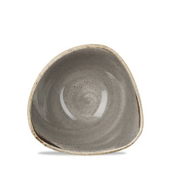 BOWL TRIANGOLARE 15 GRIGIO STONECAST