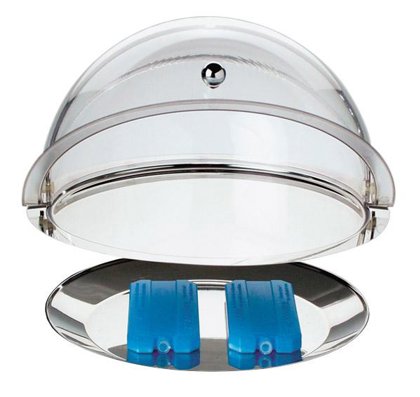 VASSOIO INOX C/CUPOLA ROLLTOP 38 REFR.