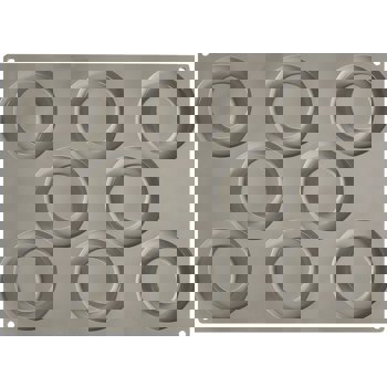 STAMPO SILICONE 40x30 8 ANELLI 100mm