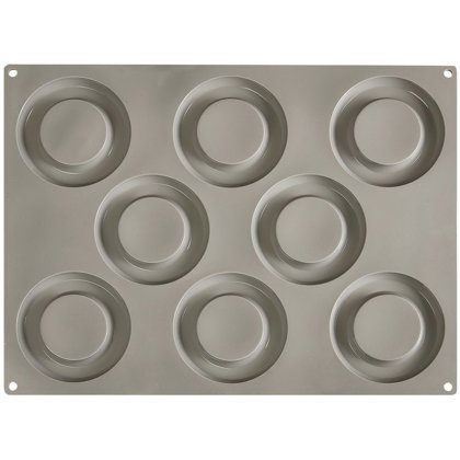 STAMPO SILICONE 40x30 8 ANELLI 100mm