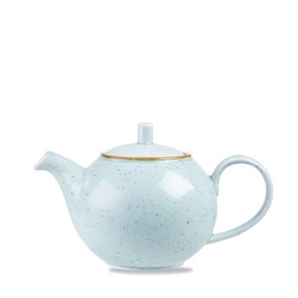 TEIERA C/COPERCHIO 43cl AZZURRO STONECAST