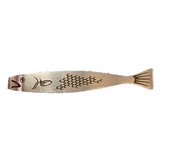 PINZETTA SPINA PESCE 13cm.INOX OBLIQUA