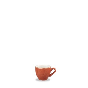 TAZZA CAFFE' 10cl. ARANCIO STONECAST