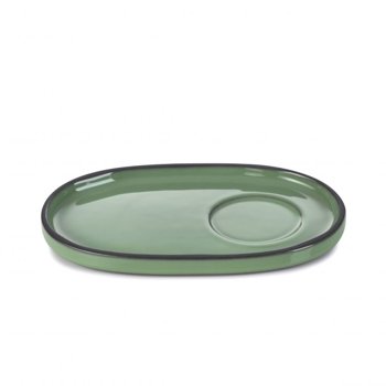 PIATTO CAFFE' 14x8 MENTA CARACTERE