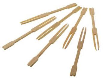 C/ 500 FORCHETTINE NATUR. BAMBOO