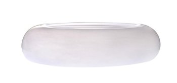 PIATTO CUSCINO 20 BIANCO VETRO CLOUD