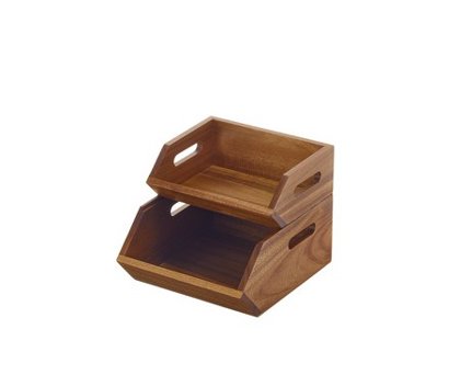 SET 2 CASSETTE BUFFET SOVRAPP.ACACIA