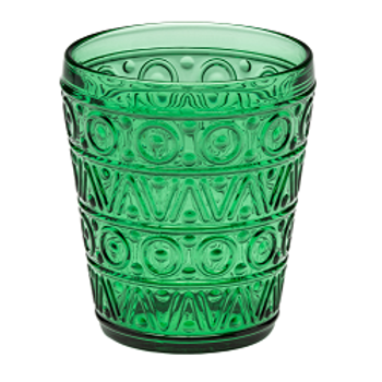 BICCHIERE ACQUA LUXOR VERDE ABETE CTM