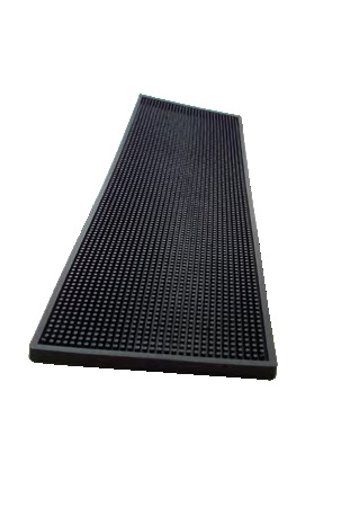 TAPPETINO BAR MAT NERO XL 60x20  GOMMA