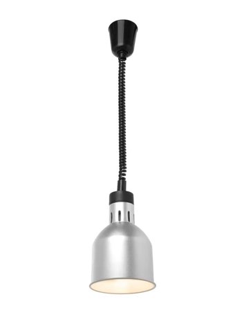 LAMPADA RISCALDANTE A SOSPEN.ARGENTO