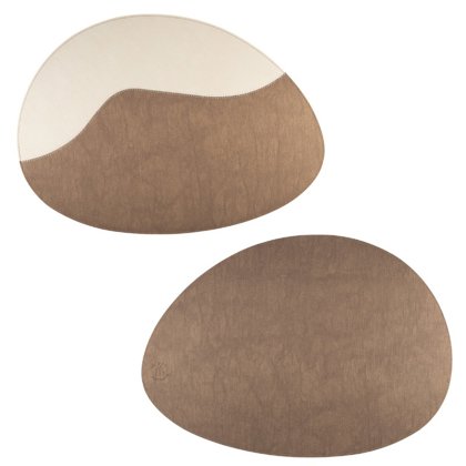 TOVAGLIETTA 45x32 GOCCIA MARRONE/BEIGE PVC MODISTA
