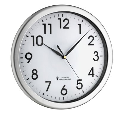 OROLOGIO PARETE Ø30,8cm RADIOCONTR e ILLUMINATO