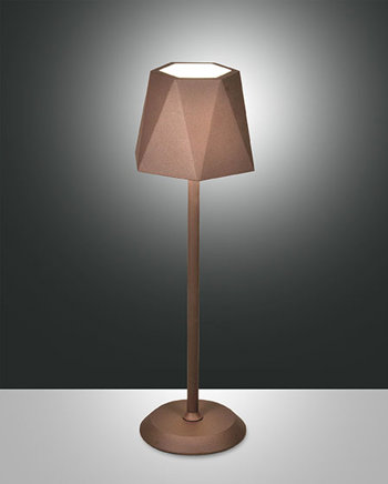 LAMPADA TAVOLO KATY CORTEN TOUCH USB