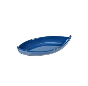 PIATTO BARCHETTA 30x15 BLU MARIS