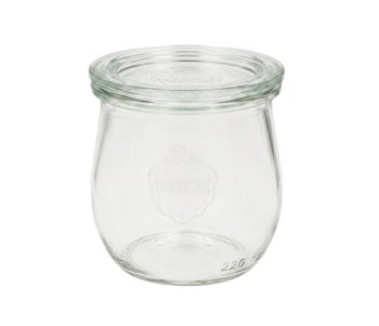 VASO WECK 762 C/COP S/G Ø6×8,6h 220ml