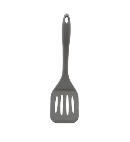 SPATOLA FORATA SILICONE GRIGIO TPC
