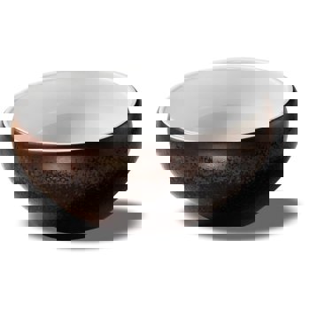 BOWL TONDA ESTIA 18 RUGGINE/BIANCO