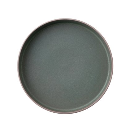 PIATTO FONDO 13 C/BORDO VERDE SANDIE