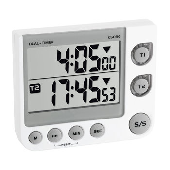 TIMER DIGITALE CRONO DOPPIO 9,1×2×7,6