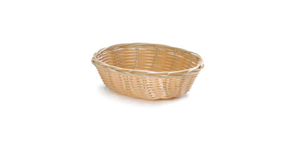 CESTINO OVALE 25x16x7 NATUR.