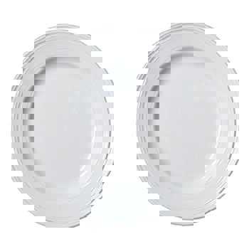 PIATTO PIANO 25,5 BIANCO BEAD