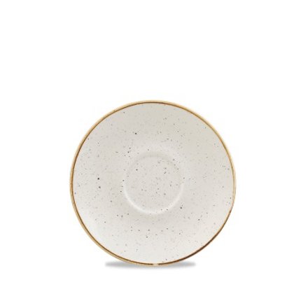 PIATTO CAPPUCCIO 16cm.BIANCO STONECAST