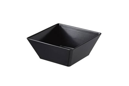INSALATIERA QUADRA 18 h8 NERA MELAMINA