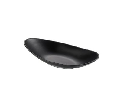 PIATTO OVALE 32x17 MELAM.NERA LE PERLE