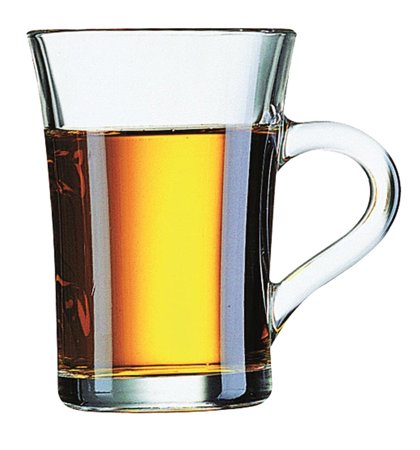 BICCHIERE LATTE 23 cl C/MAN.BOCK TEA