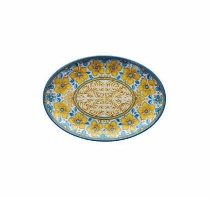 PIATTO OVALE 48x34 NARCISO MELAM.TGN