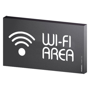 TARGA ADESIVA 8x15 WIFI